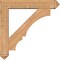 Ekena Millwork Balboa Arts and Crafts Smooth Bracket w/ Offset Brace, Western Red Cedar, 7 1/2"W x 40"D x 40"H BKT0806X40X40BOA03SWR - alternate 3